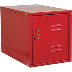 Hallowell - 1 Door, 1 Tier, Premium Box Lockers - Industrial Tool & Supply