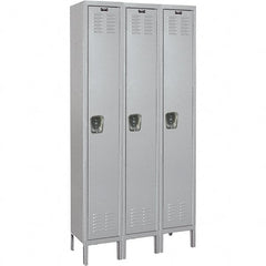 Hallowell - Medsafe 3 Door, 1 Tier, Premium Wardrobe Lockers - Industrial Tool & Supply