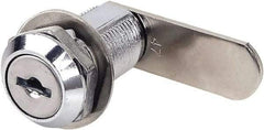 Hallowell - Fence & Barricade Parts & Accessories Type: Cylinder Lock Material: Steel - Industrial Tool & Supply