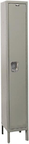 Hallowell - 1 Door, 1 Tier, Premium Wardrobe Lockers - Industrial Tool & Supply