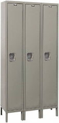 Hallowell - 3 Door, 1 Tier, Premium Wardrobe Lockers - Industrial Tool & Supply
