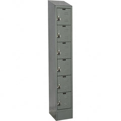 Hallowell - 6 Door, 6 Tier, Ready-Built Wardrobe & Box Lockers - Industrial Tool & Supply