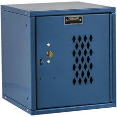 Hallowell - 1 Door, 1 Tier, Premium Box Lockers - Industrial Tool & Supply