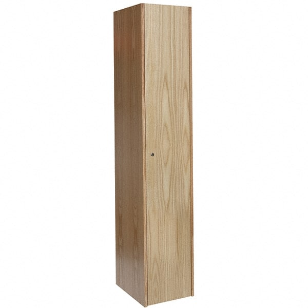 Hallowell - 3/4" Wide x 72" High x 18" Deep, Locker Finished End Panels - Industrial Tool & Supply