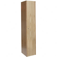 Hallowell - 3/4" Wide x 72" High x 18" Deep, Locker Finished End Panels - Industrial Tool & Supply