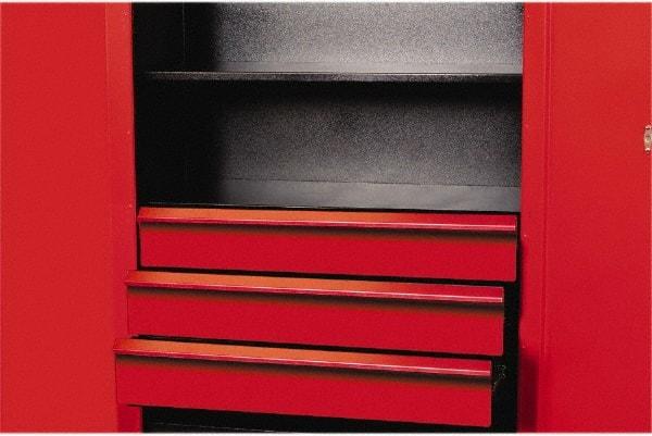 Hallowell - Steel Workbench & Workstation Drawer Kit - 24" Deep, 15" High, Use with Fort Knox & DuraTough All-Welded Cabinets, Fort Knox Modular Utility Storage & Workbench System - Industrial Tool & Supply