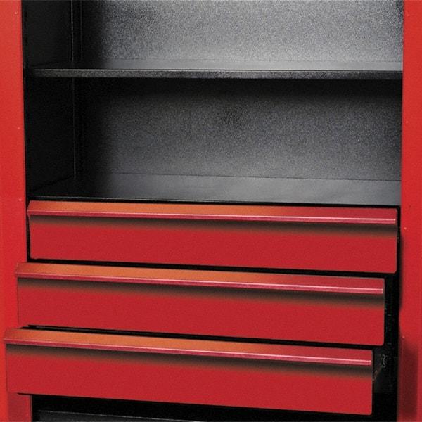 Hallowell - Steel Workbench & Workstation Drawer Kit - 24" Deep, 15" High, Use with Fort Knox & DuraTough All-Welded Cabinets, Fort Knox Modular Utility Storage & Workbench System - Industrial Tool & Supply