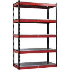 Hallowell - Steel Workbench & Workstation Shelf - 24" Deep, 78" High, Use with Fort Knox Modular Utility Storage & Workbench System - Industrial Tool & Supply