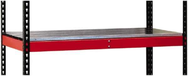 Hallowell - Steel Workbench & Workstation Shelf - 24" Deep, 3-1/2" High, Use with Fort Knox Modular Utility Storage & Workbench System - Industrial Tool & Supply