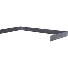 Hallowell - Workbench & Workstation Back and End Stop Kit - 30" Deep, 4-1/2" High, Use with Heavy-Duty Adjustable Leg Workbenches - Industrial Tool & Supply