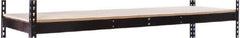 Hallowell - 72" Wide, 5/8 High, Open Shelving Accessory/Component - 24" Deep, Use with Black Rivetwell Double Rivet Boltless Shelving - Industrial Tool & Supply