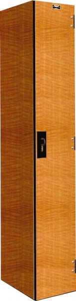 Hallowell - 1 Door, 1 Tier, Premium Wardrobe Lockers - Industrial Tool & Supply