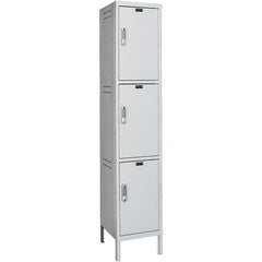 Hallowell - 3 Door, 3 Tier, Charging Station Locker - Industrial Tool & Supply
