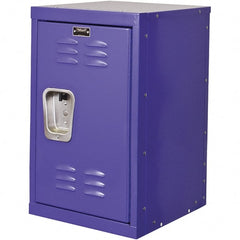 Hallowell - 1 Door, 1 Tier, Kid & Teen Lockers - Industrial Tool & Supply