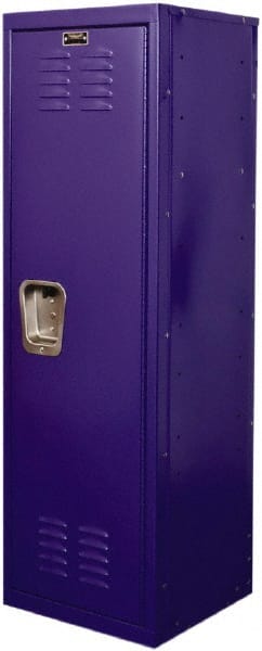 Hallowell - 1 Door, 1 Tier, Kid & Teen Lockers - Industrial Tool & Supply