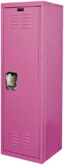 Hallowell - 1 Door, 1 Tier, Kid & Teen Lockers - Industrial Tool & Supply