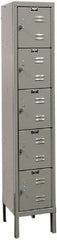 Hallowell - 5 Door, 5 Tier, Premium Box Lockers - Industrial Tool & Supply