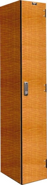 Hallowell - 1 Door, 1 Tier, Premium Wardrobe Lockers - Industrial Tool & Supply
