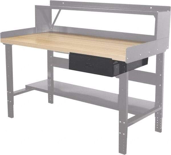 Hallowell - Workbench & Workstation Drawer - 24" Deep, 6" High, Use with Heavy-Duty Adjustable Leg Workbenches - Industrial Tool & Supply