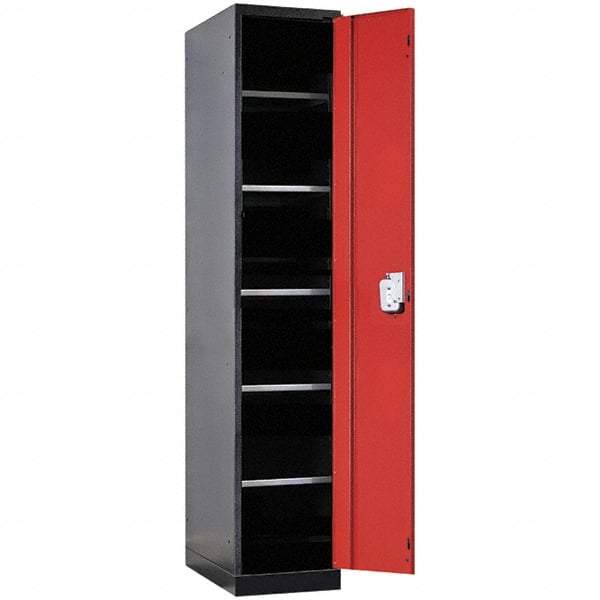 Hallowell - Steel Workbench & Workstation Locker - 24" Deep, 78" High, Use with Fort Knox Modular Utility Storage & Workbench System - Industrial Tool & Supply