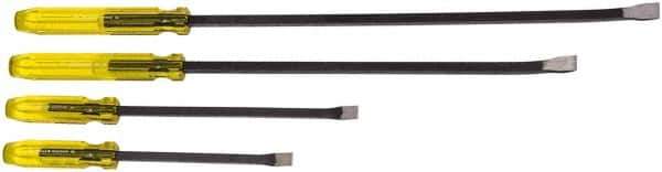 Proto - 4 Piece Pry Bar Set - Includes 14-1/2, 17-1/2, 28 & 31-7/8" Lengths - Industrial Tool & Supply
