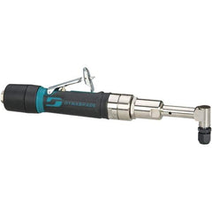 Dynabrade - 1/4" Collet, Angle Handle, Air Angle Die Grinder - 3,200 RPM, Rear Exhaust, 26 CFM, 0.4 hp, 90 psi, 1/4 NPT Inlet - Industrial Tool & Supply