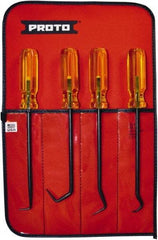 Proto - 4 Piece Hook & Probe Set - Plastic - Industrial Tool & Supply