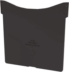 Akro-Mils - 4.7" Wide x 4.3" High, Black Bin Divider - Use with Akro-Mils - 30230 - Industrial Tool & Supply