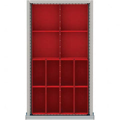 LISTA - 12-Compartment Drawer Divider Layout for 3.15" High Drawers - Industrial Tool & Supply