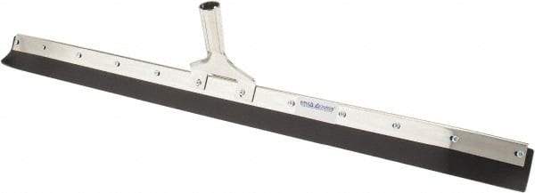 PRO-SOURCE - 36" Rubber Blade Floor Squeegee - Tapered End, Black - Industrial Tool & Supply