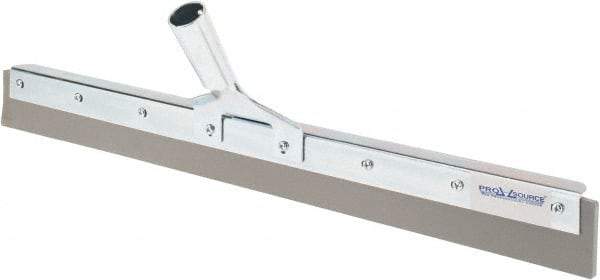 PRO-SOURCE - 24" Rubber Blade Floor Squeegee - Tapered End, Gray - Industrial Tool & Supply