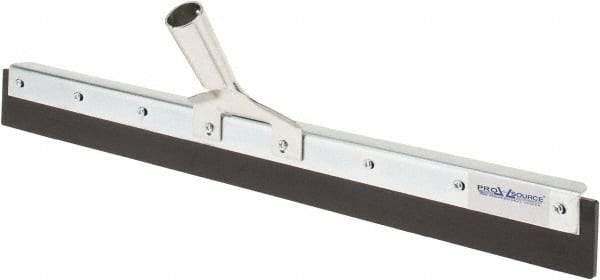 PRO-SOURCE - 24" Rubber Blade Floor Squeegee - Tapered End, Black - Industrial Tool & Supply
