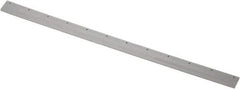 PRO-SOURCE - 36" Rubber Blade Squeegee Refill - Tapered End, Gray - Industrial Tool & Supply