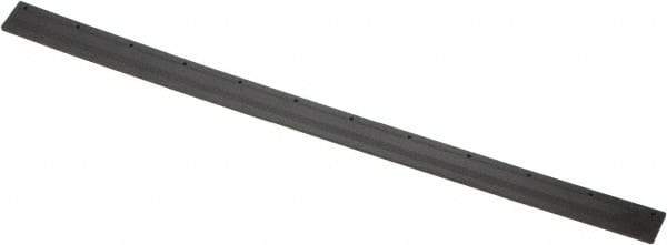 PRO-SOURCE - 36" Rubber Blade Squeegee Refill - Tapered End, Black - Industrial Tool & Supply