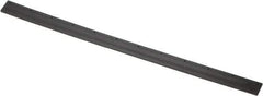 PRO-SOURCE - 36" Rubber Blade Squeegee Refill - Tapered End, Black - Industrial Tool & Supply