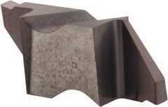 Hertel - 094IG Grade HC225, 2.39mm Cutting Width Carbide Grooving Insert - 0.11" Max Depth of Cut, Left Hand, .005 to .010" Corner Radius, TiAlN Finish - Industrial Tool & Supply