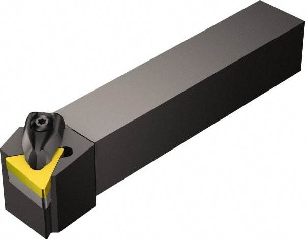 Sandvik Coromant - DTFN, Right Hand Cut, -1° Lead Angle, 25mm Shank Height x 25mm Shank Width, Negative Rake Indexable Turning Toolholder - 150mm OAL, TNMG 16 04 08 Insert Compatibility, Series T-Max P - Industrial Tool & Supply