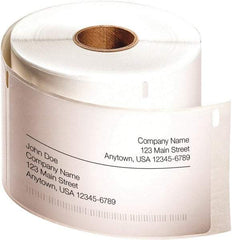 Dymo - 4" Long, White Label Printer Cartridge - For DYMO LabelWriter Printers - Industrial Tool & Supply