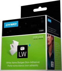 Dymo - 4-3/16" Long, White Label Printer Cartridge - For DYMO LabelWriter Printers - Industrial Tool & Supply