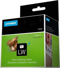 Dymo - 4" Long, White Label Printer Cartridge - For DYMO LabelWriter Printers - Industrial Tool & Supply