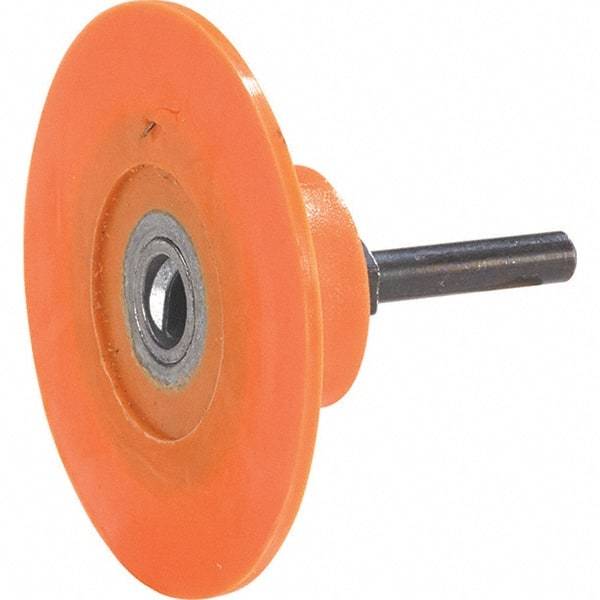 WALTER Surface Technologies - 3" Diam Disc Backing Pad - 1/4" Shank Diam, Medium Density, 28,000 RPM, Twist Compatible - Industrial Tool & Supply