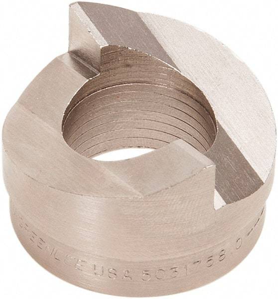 Greenlee - 1" Conduit Round Punch - 34.6mm Hole Diam - Industrial Tool & Supply