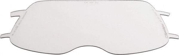 3M - 8" Wide x 4" High, Polycarbonate Replacement Visor - 0.06" Thick, Clear, Front-Mounted - Industrial Tool & Supply