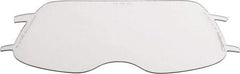 3M - 8" Wide x 4" High, Polycarbonate Replacement Visor - 0.06" Thick, Clear, Front-Mounted - Industrial Tool & Supply
