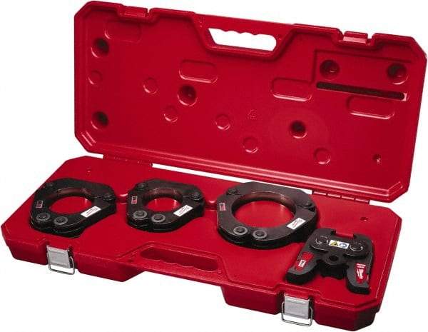 Milwaukee Tool - 2-1/2 to 4 Inch Pipe Capacity, 2-1/2 to 4 Inch Jaw Range, Press Ring Kit - Industrial Tool & Supply