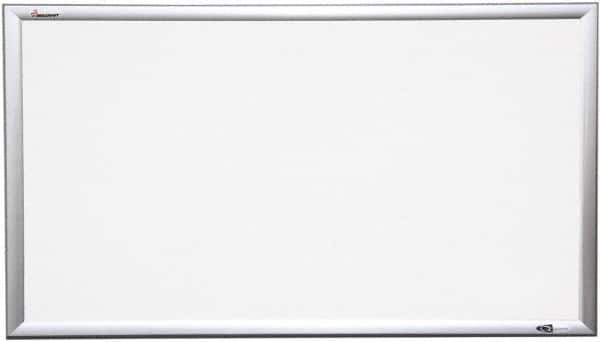 Ability One - 2" High x 40" Wide Porcelain on Steel Magnetic Marker Board - Porcelain, 64" Deep - Industrial Tool & Supply