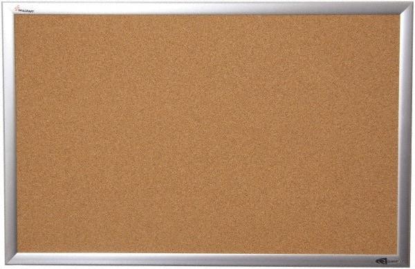 Ability One - 36" Wide x 2" High Self-Heal Cork Bulletin Board - Natural (Color) - Industrial Tool & Supply