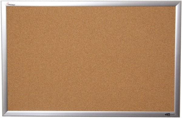 Ability One - 26" Wide x 2" High Self-Heal Cork Bulletin Board - Natural (Color) - Industrial Tool & Supply