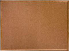 Ability One - 26" Wide x 2" High Self-Heal Cork Bulletin Board - Natural (Color) - Industrial Tool & Supply