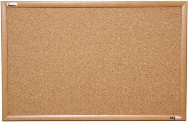 Ability One - 37" Wide x 2" High Self-Heal Cork Bulletin Board - Natural (Color) - Industrial Tool & Supply